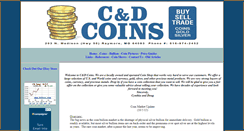 Desktop Screenshot of canddcoins.com